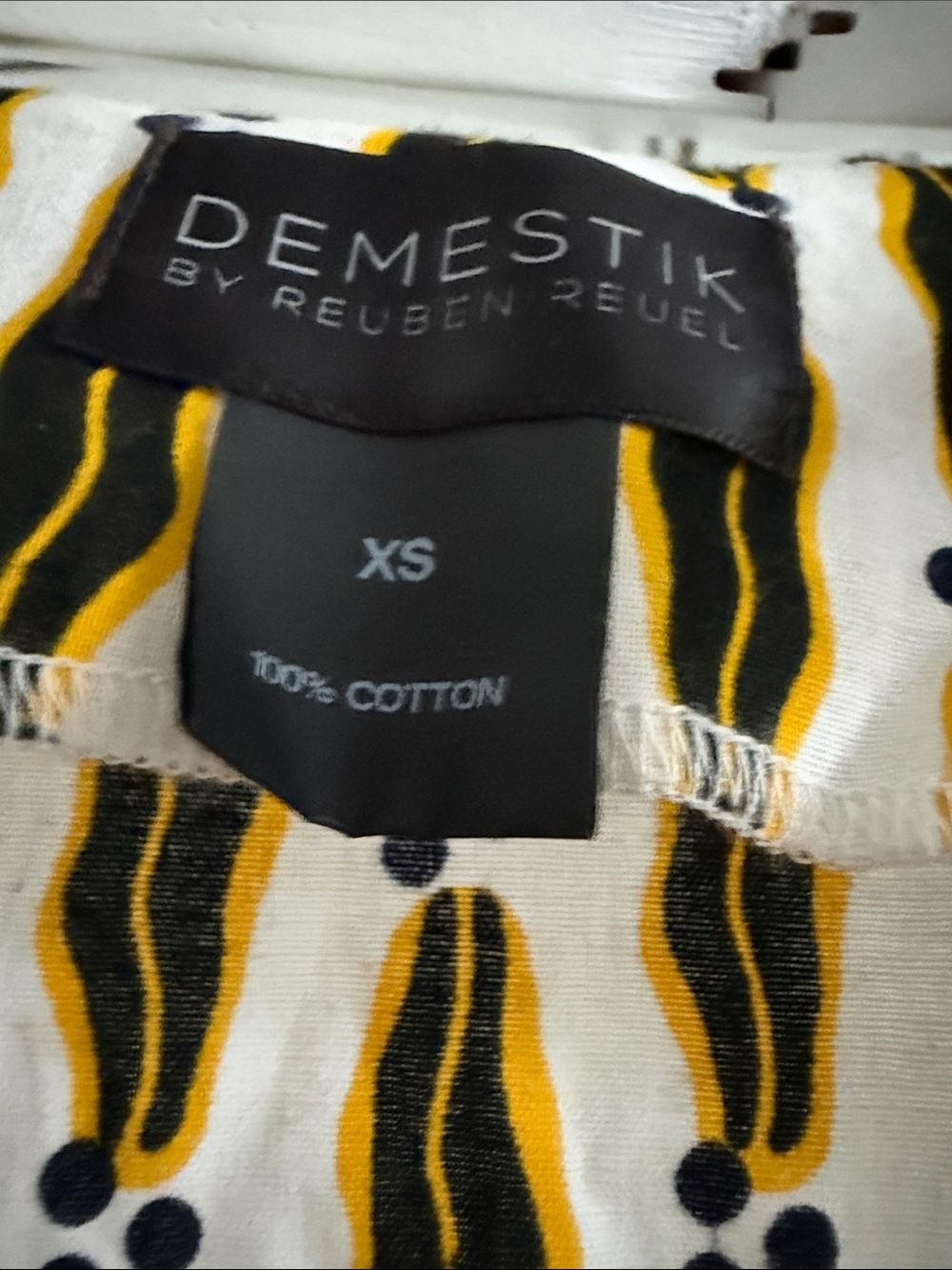 Demestik by Reuben Reuel maxi dress with ruffle bottom size xs - Picture 2 of 6